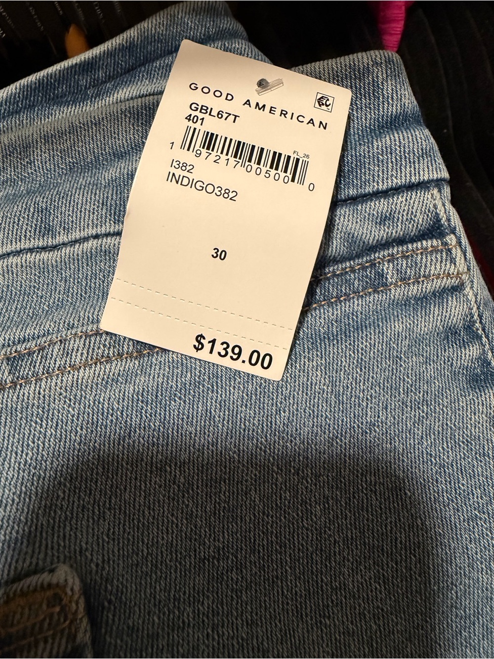 Good American Light Indigo High-Rise Jeans